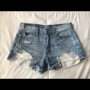 American Eagle Distressed Denim Shorts